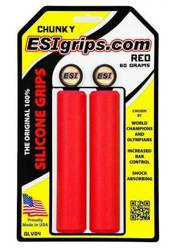 Chwyty ESI GRIPS Chunky RED czerwone