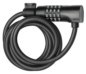 Zapięcie BLOKADA Linka AXA Resolute Black Na Kod 180/0,8 cm