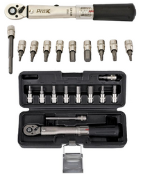 Klucz dynamometryczny PROX 2-24NM zestaw WALIZKA czarny