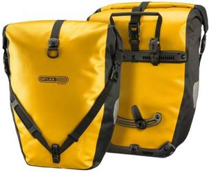 Sakwy na rower na tył BACK-ROLLER CLASSIC SUNYELLOW-BLACK 40L(PARA)