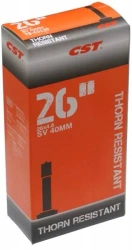 Dętka rowerowa CST 26x4,8 SV 40mm Thorn Resistant fat bike mini e-bike
