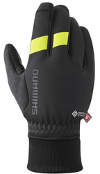 Rękawiczki Shimano WINDSTOPPER Primaloft czarno-żółte XL