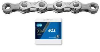 Łańcuch KMC e11 E-Bike 11 rzędowy 136 ogniw srebrny