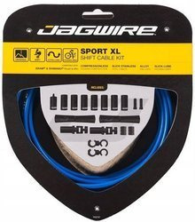 Zestaw linek przerzutki z pancerzem JAGWIRE Universal Sport XL niebieski