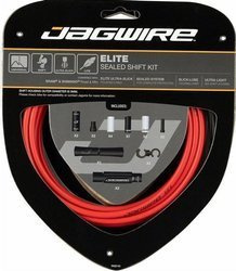 Linki przerzutek z pancerzem Jagwire Elite Sealed Shift czerwone
