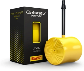 Dętka Pirelli Tube Cinturato SmarTUBE 33/45-622, Presta 60mm Yellow w/ black valve