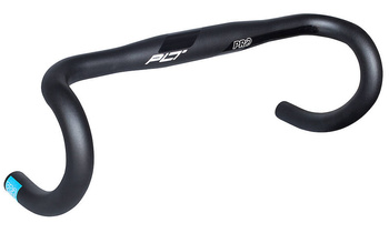 Kierownica szosowa baranek PRO Kierownica PLT Compact Erg Czarna 36cm