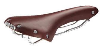 Siodełko rowerowe BROOKS SWALLOW B15 Brown brązowe