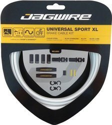 Zestaw Jagwire linek i pancerzy hamulca Universal Sport XL biały