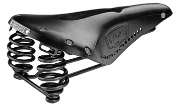 Siodełko rowerowe BROOKS FLYER CARVED Black czarne