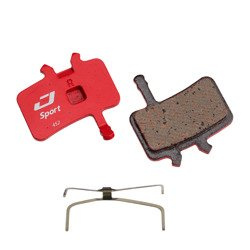 Okładziny klocki JAGWIRE CZERWONE AVID BB7 Juicy metaliczne OEM