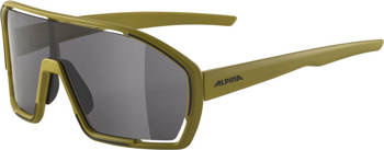 Okulary rowerowe ALPINA BONFIRE kolor OLIVE MATT szkło BLACK Cat.3 FOGSTOP