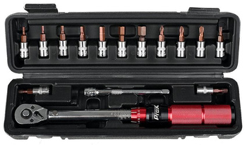 Klucz dynamometryczny PROX 2-24NM zestaw WALIZKA czerwony