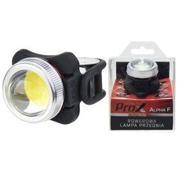 Lampa rower PROX przód ALFA F COB SuperLED biały