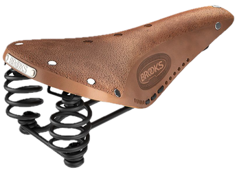 Siodełko rowerowe BROOKS FLYER SOFTENED Dark Tan beżowe