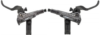 Zestaw Dźwignii hamulca lewa Shimano Deore XT BL-M8100 Lewa + Prawa