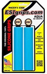 Chwyty ESI GRIPS Racer's Edge AQUA niebieskie