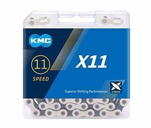 Łańcuch KMC X11-93 11rz 118 ogniw + spinka BOX
