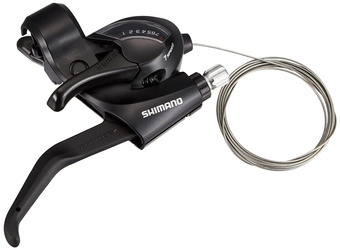 Klamkomanetka Shimano Prawa 7rz ST-EF41 V-Brake tylna