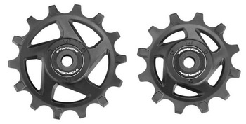 Kółka przerzutki TOKEN (12/14T) do MTB SRAM 12s - TK1724PX czarne 2 szt.