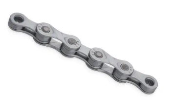 Łańcuch KMC e9 srebrny do ebike 116 ogniw + spinka OEM